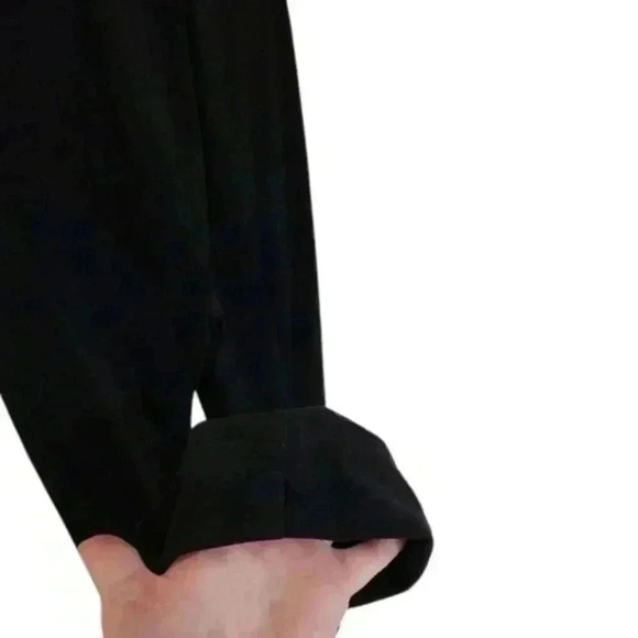 Raffaello Rossi Penny 6/8 Pants Black Faux Suede Pull-on Legging Women's 34 - Picture 7 of 12